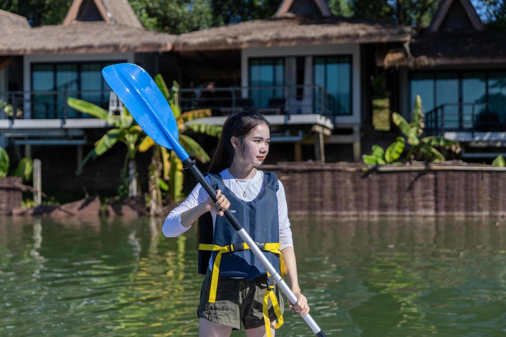 The Sanctuary Nam Ngum Beach Resort Vang Vieng Luaran gambar
