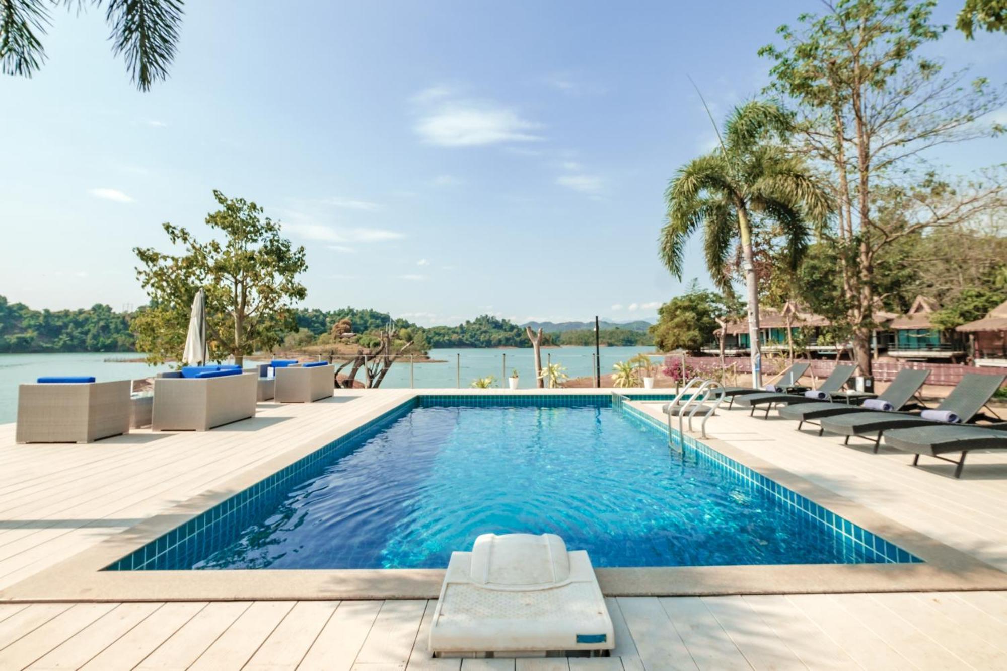 The Sanctuary Nam Ngum Beach Resort Vang Vieng Luaran gambar